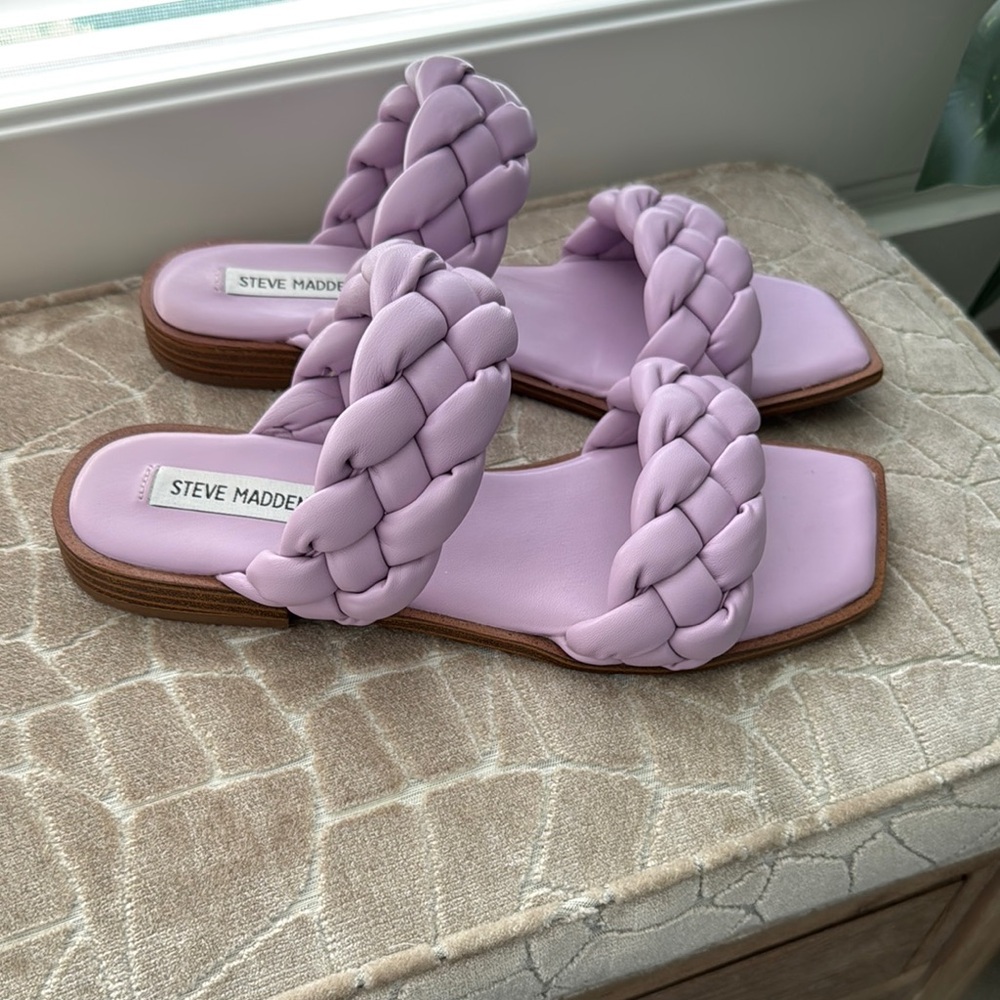 Women's Braided Sandals - Purple - Picture 3 of 6